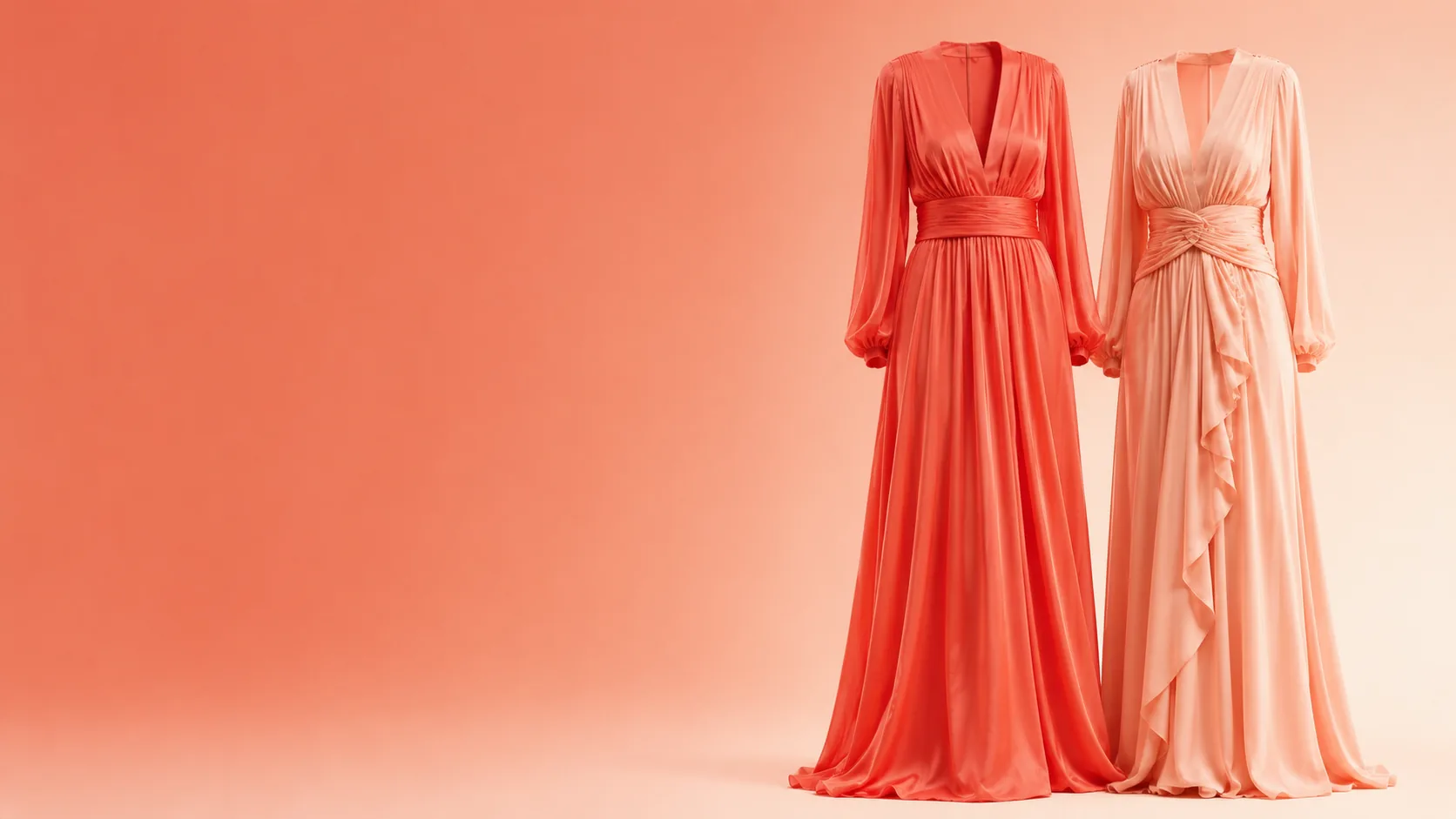 Elegant gowns on display at Pelsunisexkloset