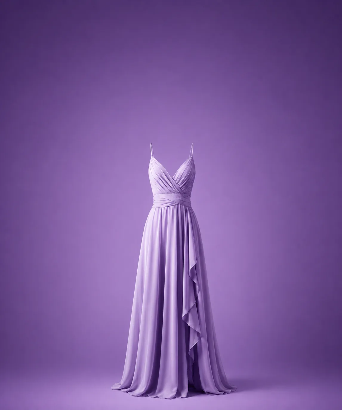 Lavender evening gown from Pelsunisexkloset