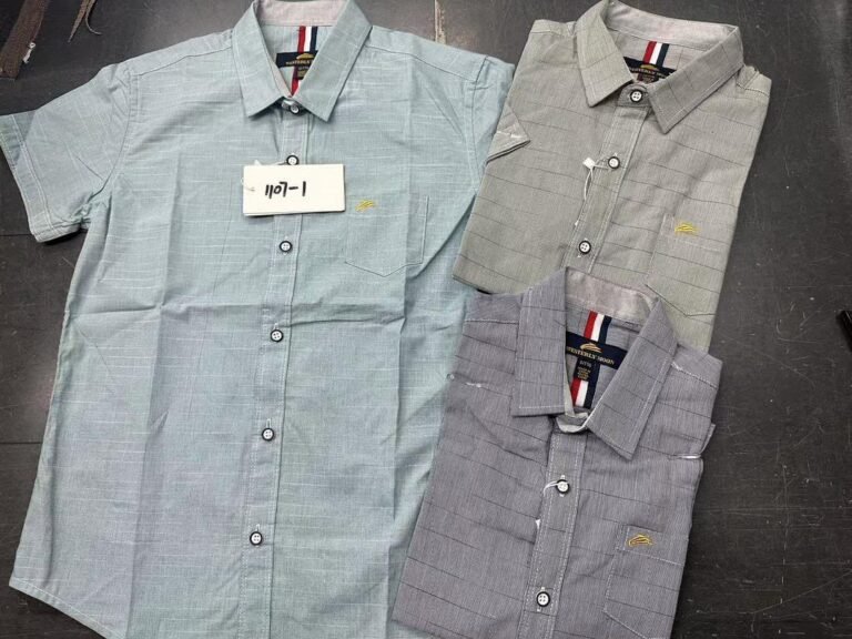 Boys' Westerly Moon Fine-Grid Short-Sleeve Shirt