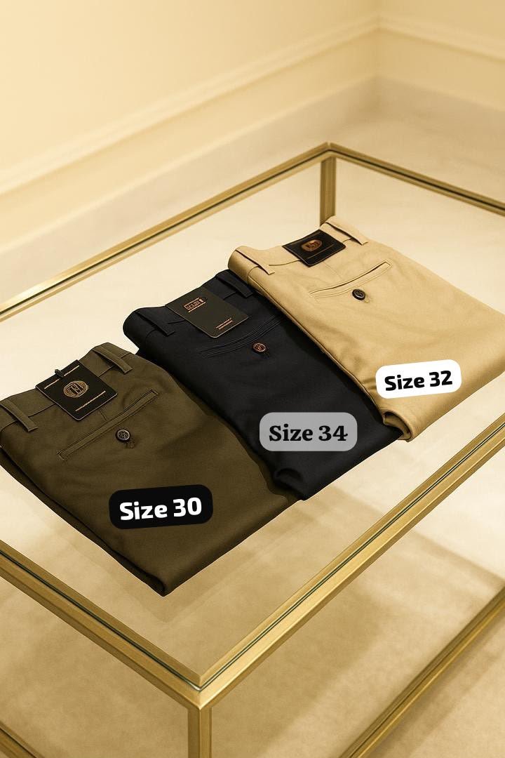 wholesale fashion order Ghana Men's Original Khaki Trousers in Olive Navy Tan and Burgundy Pelsunisexkloset Tema