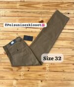 Men's Original Khaki Trousers in Olive Navy Tan and Burgundy — view 3
