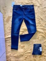 rainy season clothes care Ghana Men's Dark Indigo Slim-Fit Jeans Pelsunisexkloset Tema