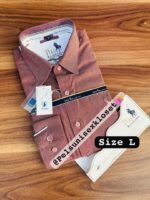 Men's Long-Sleeve Cotton Button-Down Shirt in Multiple Colours — view 2