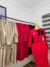 Women's Corporate Dress with Contrast Shoulder Bow in Red — Pels Unisex Kloset