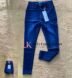 Women's High-Waist Skinny Jeans in Mid Blue Wash — Pels Unisex Kloset