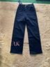 Women's Plain High-Waist Baggy Jeans in Black — Pels Unisex Kloset